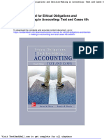 Solution Manual For Ethical Obligations and Decision Making in Accounting Text and Cases 4th Edition