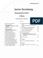 Eutscher Bundestag: Stenographischer Bericht 4. Sitzung