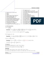 Calcul Intégral, Exercice Corrections