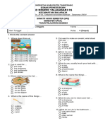 SOAL IKM Bhs Indo Dan Bhs Inggris Kls 4 Semester 1