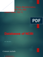 Databases of NCBI