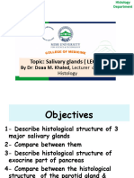 The Digestive Glands (Salivary + Exocrine Part of Pancreas)