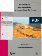 250423521 Realisation Des Remblais Et Des Couches de Forme PDF