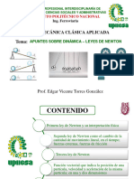 Presentación de MECÁNICA CLÁSICA APLICADA (31 OCTUBRE 2023) Dinamica - Leyes de Newton