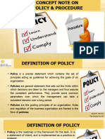 Policy &amp Procedure