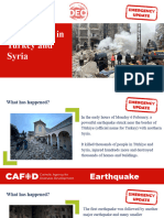 Turkey-Syria Earthquake Assembly For Schools