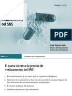 Emili Esteve Nuevo Sistema de Precios Medicamentos Sns