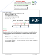 Exercices Corriges de RDM: Exercice N°4