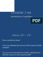 Introduction To Logarithm