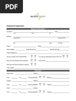 RS Employment Application