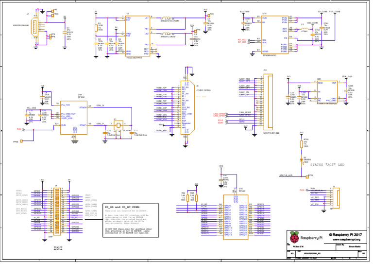 Raspberry Pi Zero 2 W Reduced Schematics | PDF | Computer Engineering ...