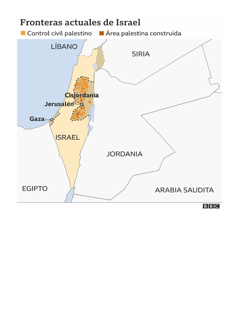 Mapa Actual de IsraelPalestina PDF