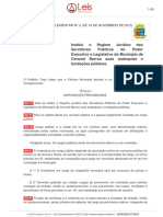 Lei Complementar 4 2015 Coronel Barros RS Consolidada (04 10 2022)