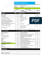 Checklist Preventivo Transporte TXP - RM