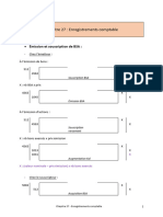 Chapitre 27 - Enregistrements Comptable