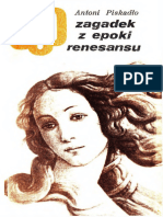 500 Zagadek Z Epoki Renesansu - Piskadło Antoni 1975