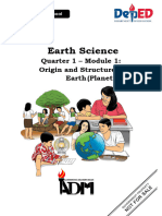 Earth Science Quarter 1 Module 1 Week 1