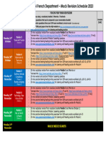 French GCSE Revision Schedule Nov-Dec 2023