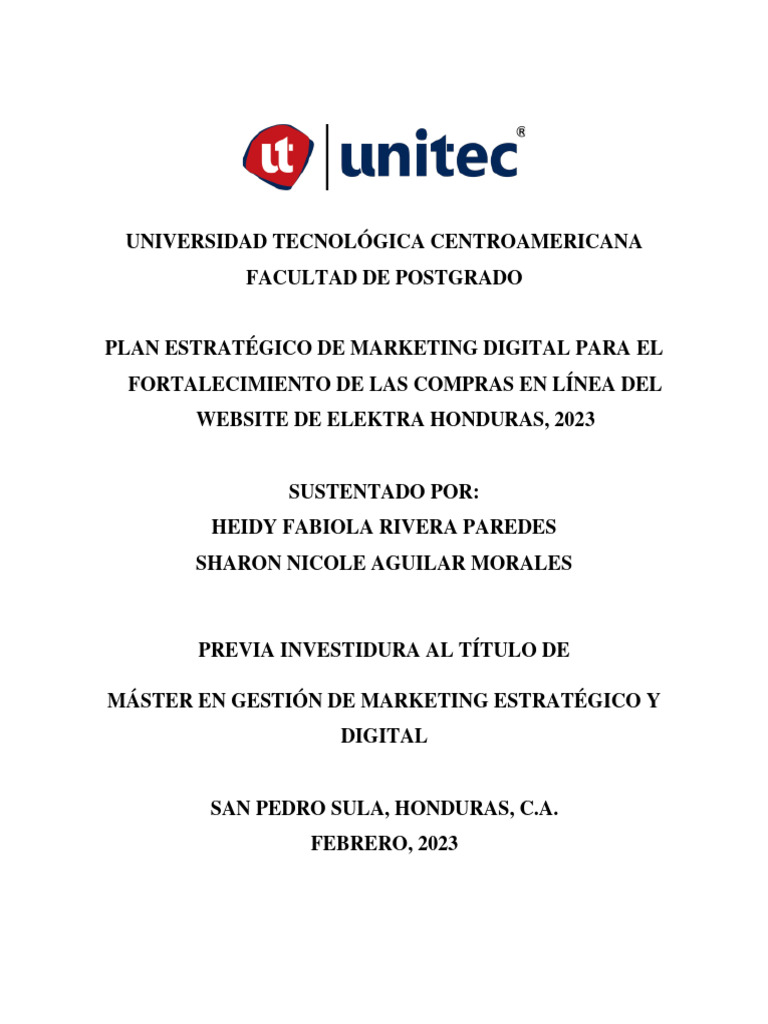 Plan de Marketing Digital para Elektra 2023 | PDF | Comercio electrónico |  Marketing