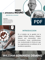 BiBLIOGRAFIA GURUS DE LA CALIDAD: DEMING Y MIZUNO