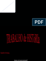 Trabalho de História