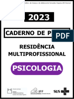 474 - PROVA E GABARITO - Processo Seletivo - Residencia Multiprofissional - 2023