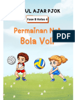 Modul Ajar Pendidikan Jasmani, Olahraga, Dan Kesehatan (PJOK) - Permainan Net Bola Voli - Fase B