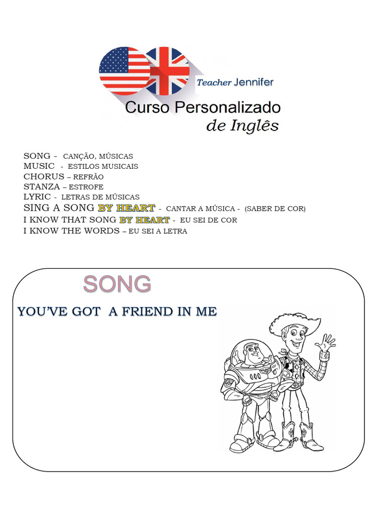 You Gotta A Friend in Me SONG | PDF