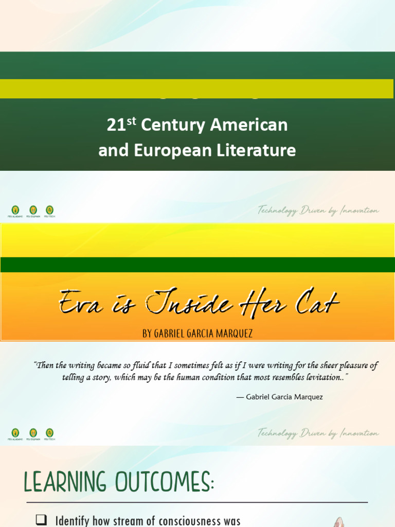 (M3S3POWERPOINT) Eva Is Inside Her Cat PDF Gabriel García Márquez