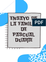 Ensayo de La Familia de Pascual Duarte