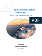 Analisis - Regulaciones Aeronauticas Venezolanas - Rav 107-108-109-112 - Gladiangel Gil