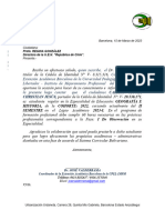 Carta Solicitud de Pasantia