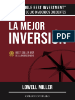 La Mejor Inversión Crea Riqueza Con Dividendos Crecientes (Spanish Edition) (Lowell Miller)