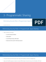 3.2 - Programmatic Sharing - Minimizing Security Risks in Programmatic Apex Sharing