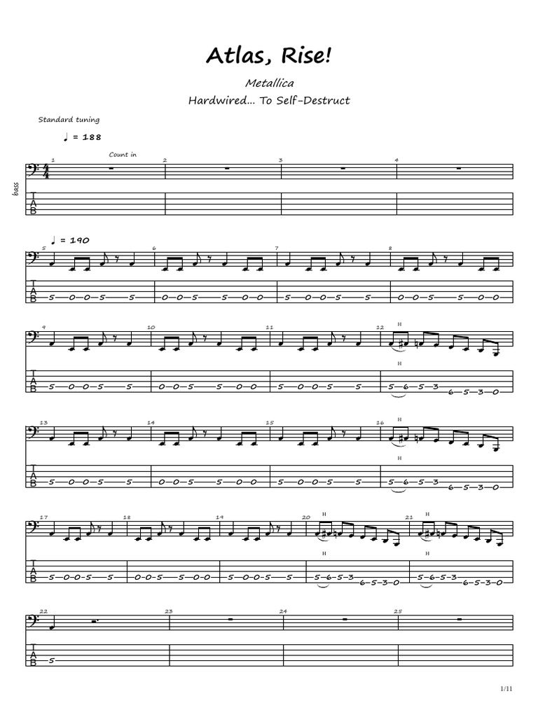 Metallica - Atlas, Rise! | PDF