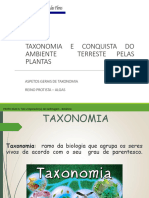 1 - Taxonomia e Conquista Do Meio Terrestre - Algas
