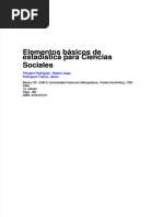 Elementos Básicos de Estadística para Ciencias Sociales, Alberto I. Pierdant Rodriguez, Et. Al., UAM X, 2006