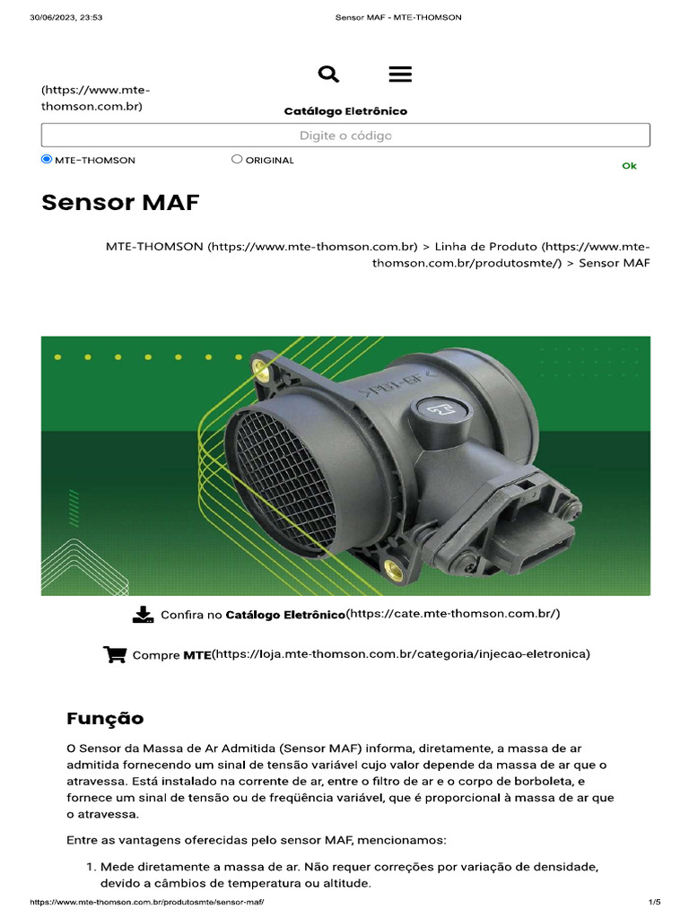 Sensor Maf PDF