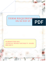 Prof. Ed. 15 Term Requirement