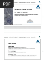 Geochemical Analyses For Mapping Geological Processes