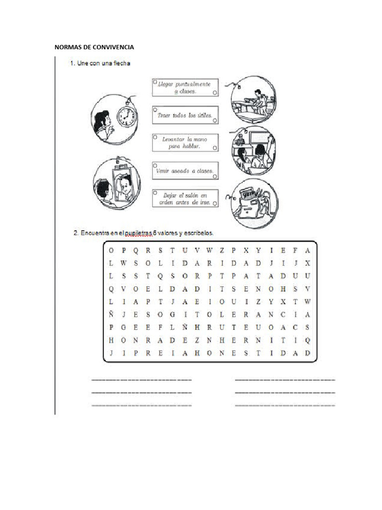 Taller De Convivencia Primaria Pdf
