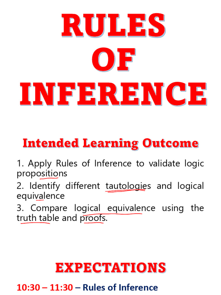 Rules of inference pdf logic argument