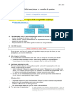 Synthèse Compta Analytique