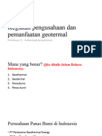 M11 - Kegiatan Pengusahaan Geotermal