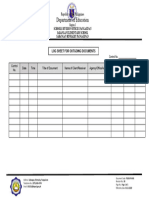 Log Sheets For Incoming Documents