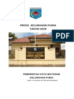 Profil Kelurahan Punia Tahun 2018