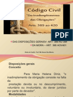 Aula - Inadimplemento Das Obrigações - Parte I