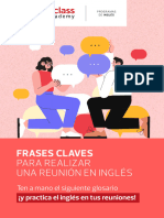 Glosario Frases Claves para Reuniones en Inglés - Eclass Academy