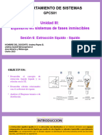 Sesión 6 - UIII - Equilibrio en Sistemas de Fases Inmiscibles