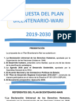 Presentación Plan Bicentenario-Wari